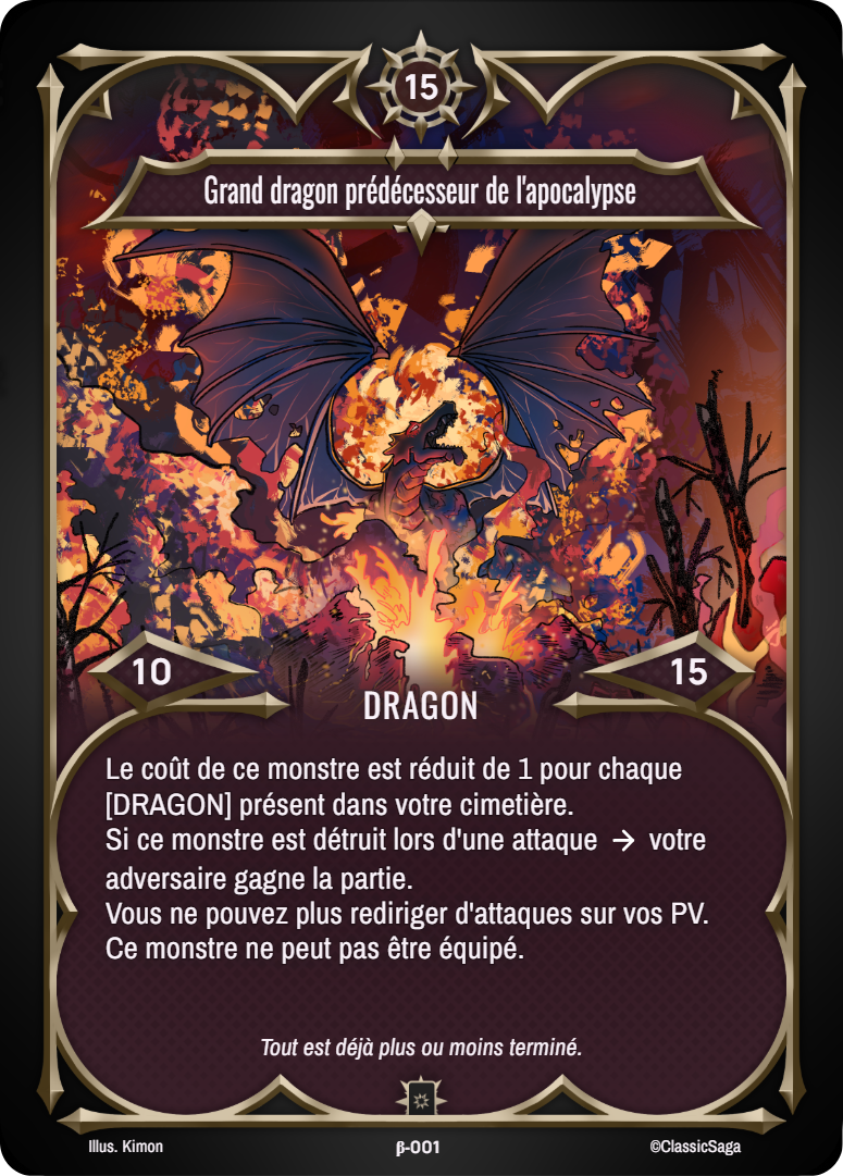 Grand dragon prédécesseur de l'apocalypse