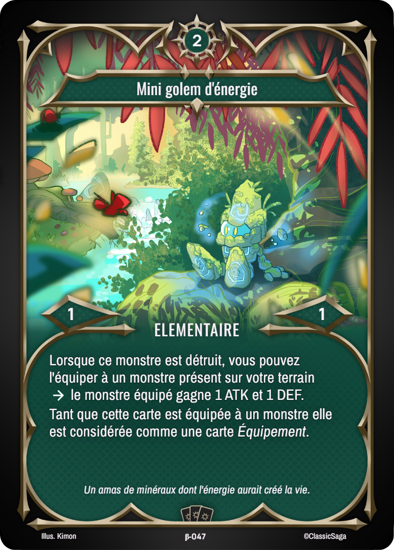 mini golem card